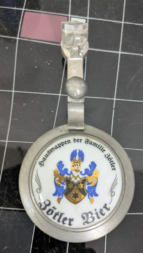 Zinndeckel mit