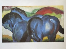 Franz Marc Die kleinen blauen