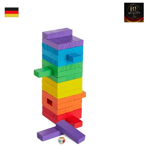 Piqiuqiu holz wackelturm bunt - piqiuqiu,