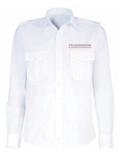 Feuerwehr Diensthemd Weiß mit