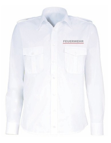 Feuerwehr diensthemd weiß - feuerwehr,
