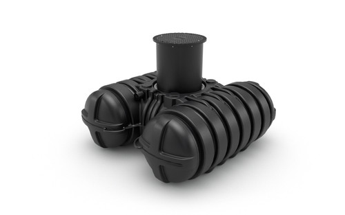 Twinbloc flachtank 3500 - 3500, liter