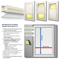 Plissee nach maß Faltrollo