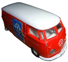 VW Bus mit Werbung ,Made in