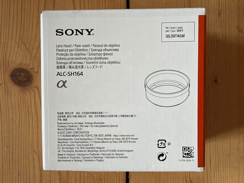 Sony gegenlichtblende - sony,