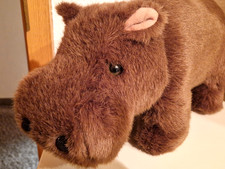 unbespieltes  knuddeliges Nilpferd - waschbar