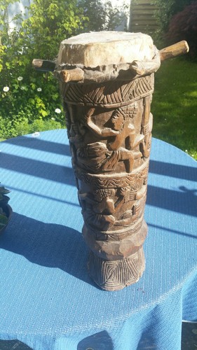 Antike afrikanische trommel - afrikanische,