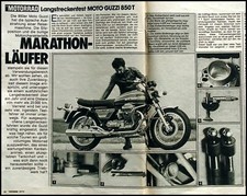 Das Motorrad 22/1975, Test Moto Guzzi 850 T, Bultaco Metralla,