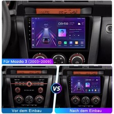 Für Mazda 3 2003-2009 BK 9" Android 14 Autoradio GPS Navi BT WIFI 2+32GB Carplay