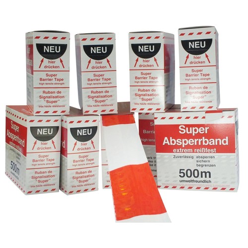 Rollen 500 m absperrband - 12,