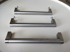 3x Möbelgriff  Ikea ORRNÄS Griffe aus Edelstahl silber 16 cm