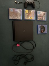 Sony PlayStation 4 Slim 500GB, Schwarz, Inkl. Siehe Fotos