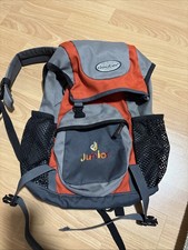 Deuter Junior Wander-Rucksack für Kinder, Orange-Grau, Ergonomische Träger