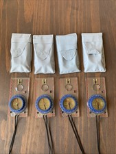 4 x DDR Kompass Sport 4 Marschkompass Freiberger Präzisionsmechanik Peilkompass