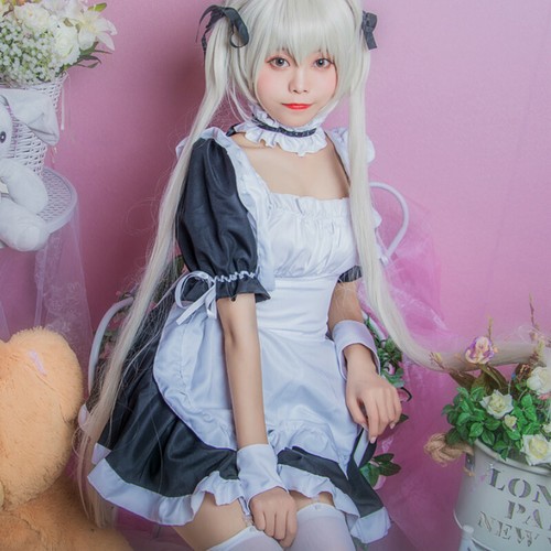 Damen lolita magd - damen, kostüm