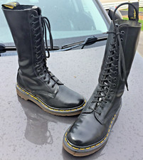 Vintage Dr Martens 1914 Black Leather Boots UK 4,5 EU 37,5 Made in England