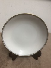 Eschenbach Bavaria Suppenteller ca. 22 cm mit Goldrand und grauen Musteri....