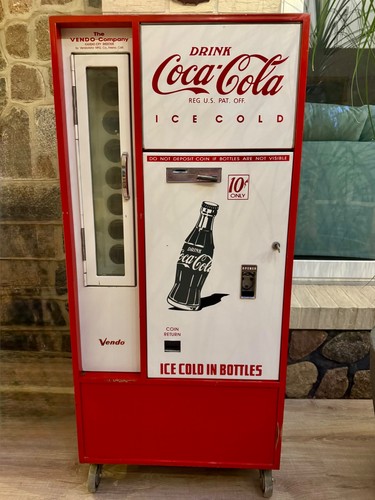 Coca cola automat 1950er - coca,