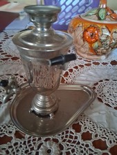 Kleiner Samovar mit Tablett Aus DDR Zeiten Vintage