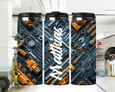 Personalisierte Kaffeebecher mit Namen Thermobecher Geschenkidee Mechaniker_016F