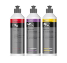 Koch Chemie Politur Set Heavy Cut H9.02 Micro Cut M3.02 Fine Cut F6.01