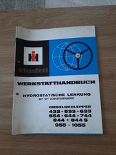 IHC Werkstatthandbuch Lenkung  ZF  Dieselschlepper 433 533 633 644 ORIGINAL 1977