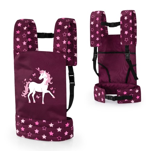 Tragegurt bordo einhorn sterne - bordo,