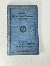 Mercedes Daimler Motoren Gesellschaft 6-zyl. Flugmotor Type D III Beschreibung