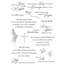 VBS Silikonstempel Kondolenz