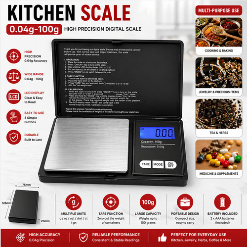 Digitale waage 100 g - -,