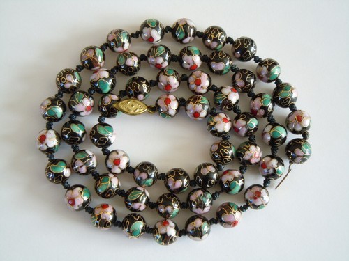 Vintage kette cloisonne - vintage,
