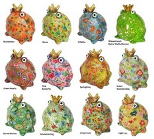 Spardose frosch aus keramik - frosch,