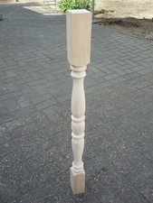 Gedrechselte Ballustrade Treppenpfosten Geländer Pfosten massiv Buche Holzstäbe