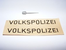Anker DDR WARTBURG VOLKSPOLIZEI Fernlenkauto Ersatz Abziehbilder und ANTENNE