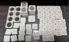 Gira Fläche Alt, Cremeweiß, 68mm, Gebraucht