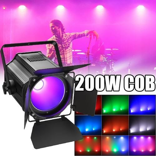 200w 6in1 rgbwauv led - 200w, cob