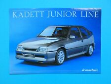 Prospekt / Katalog / Broschüre - Opel - Irmscher - Kadett - Junior Line - 06/90