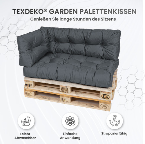 Texdeko garden palettenkissen - garden,