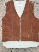 Arbeitsweste Cord gefüttert Größe 54/56  Gebraucht