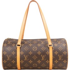 Louis Vuitton Canvas Monogram Papillon Handbag Tasche