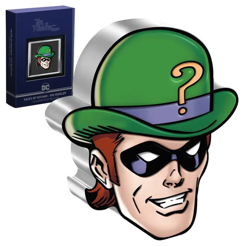 Silbermünze the riddler dc - the,