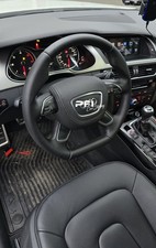 Steering wheel cover with