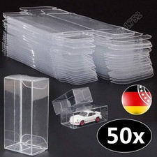 50x Displaybox Vitrine PVC für Tomica Hotwheels Matchbox 1:64 Auto Aufbewahrung