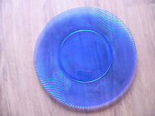 Nachtmann Samba Platzteller aus Kristallglas Royalblau Ø 36 cm