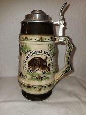 Bierkrug mit Jagdmotiv und