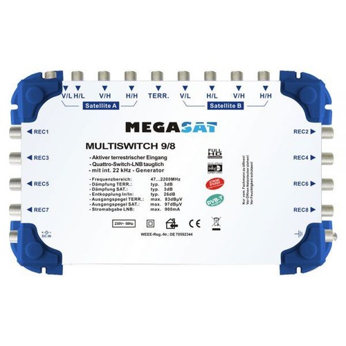 Megasat multischalter 8 - megasat,