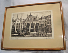 Holz- Linol - Druck Radierung