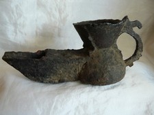 Grubenlampe alt antik Frosch Öllampe Bergbau Gusseisen Haus 18 Jhdt. Lampe Oel