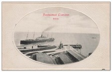 AK Nordseebad Cuxhaven Brücke am Hafen Marine Feldpost