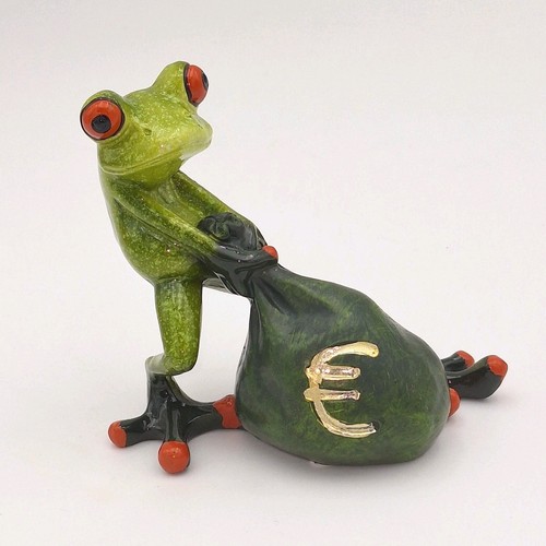 Frosch mit geldsack grün - frosch, 11